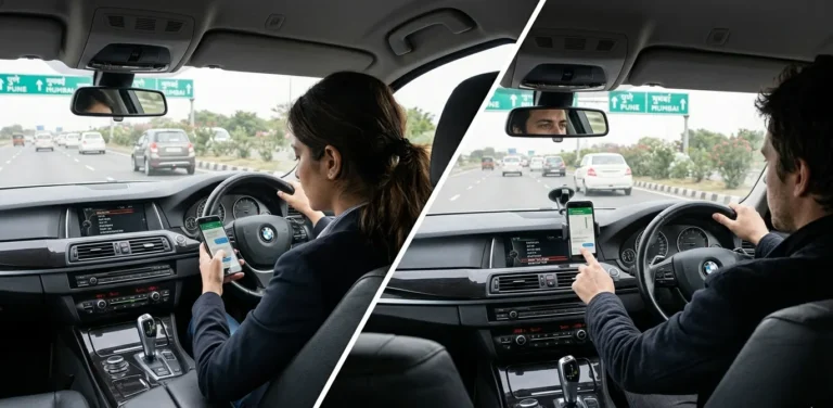 Types of Distracted Drivers Using Phones