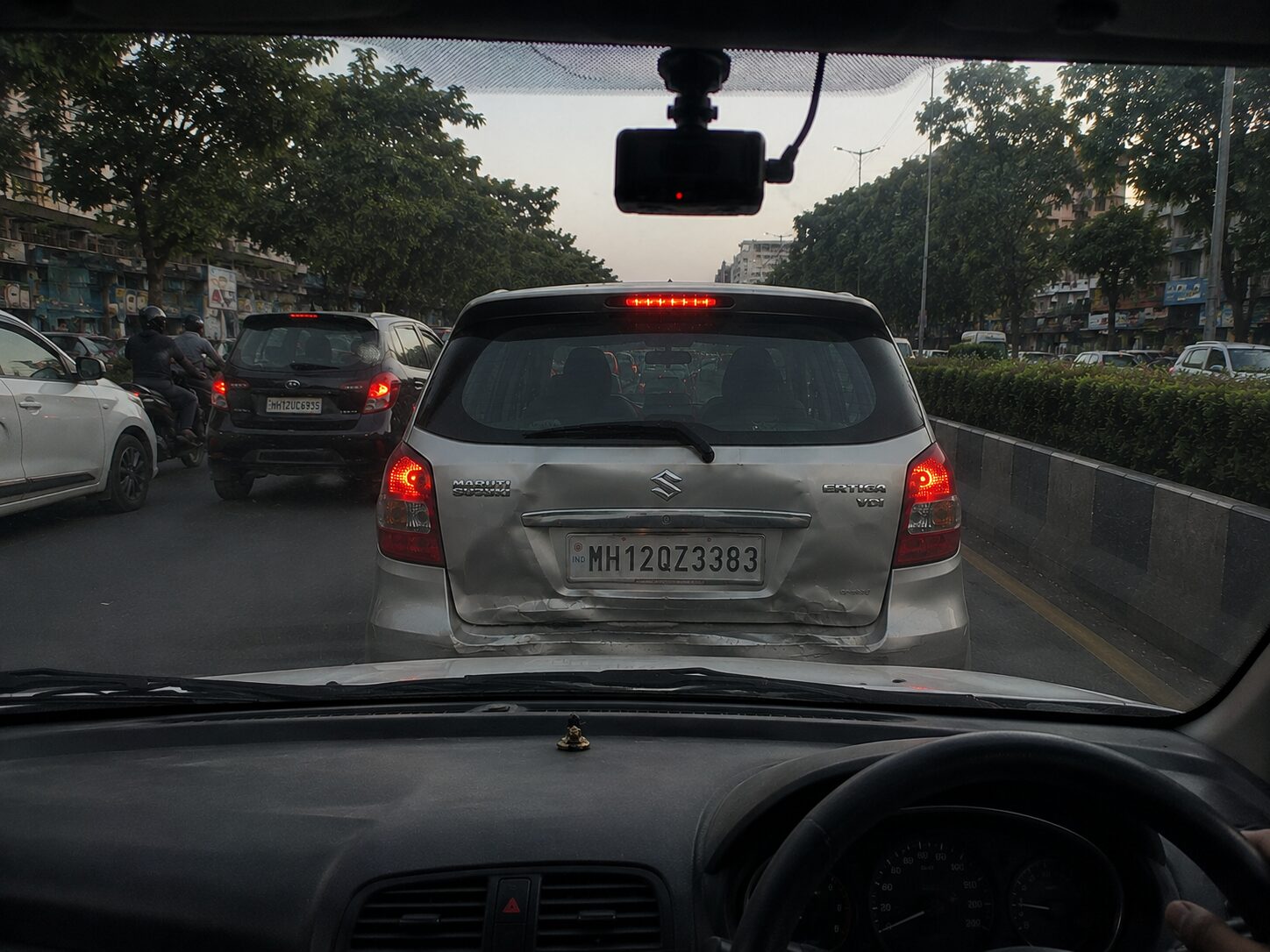 Car With Dashcam