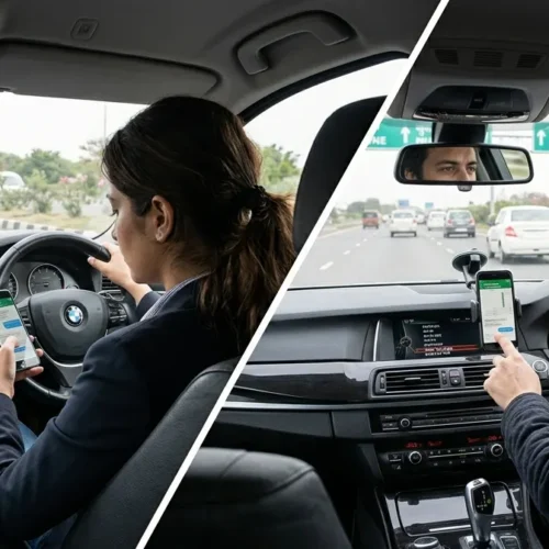 Types of Distracted Drivers Using Phones